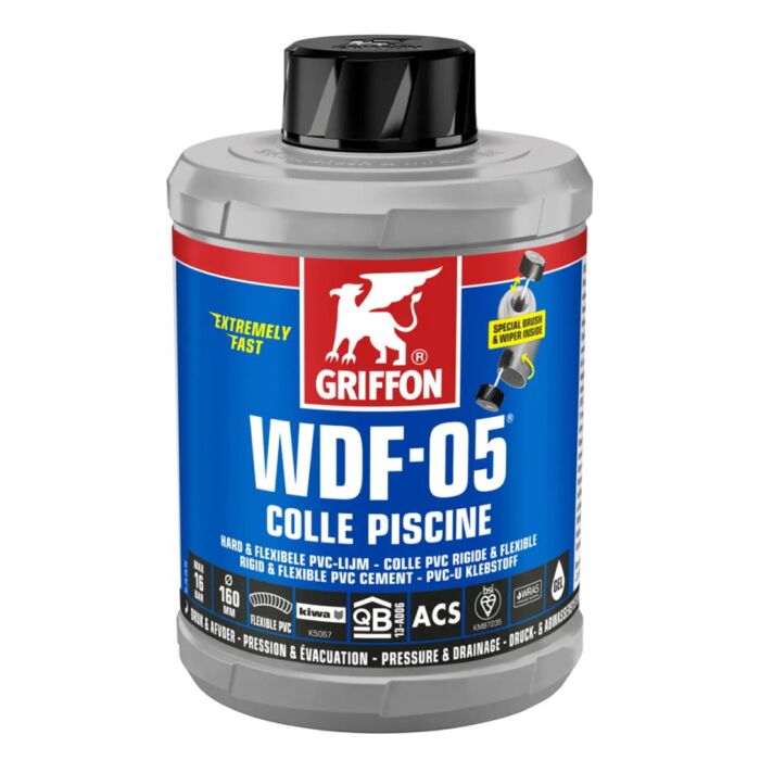 Griffon hard pvc lijm, WDF-05, flacon à 1 liter