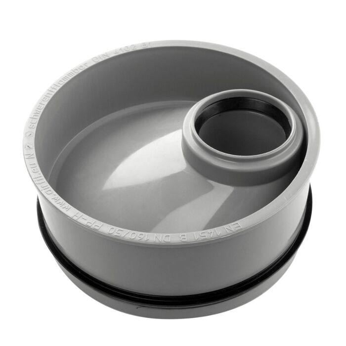 PP inzetverloopring in buis 160 mm x 50 mm