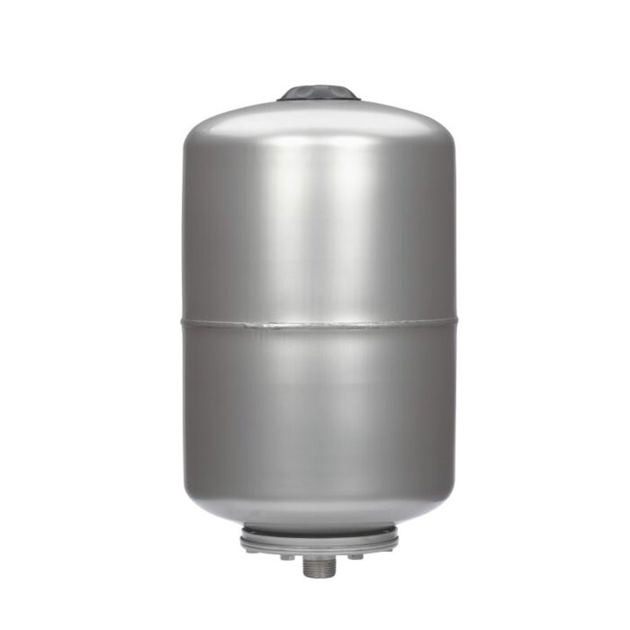 RVS expansievat 20 liter verticaal 1" buitendraad