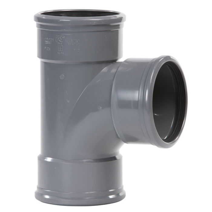 PVC-T-stuk-3x-manchet-90 PVC-T-stuk-3x-manchet-90