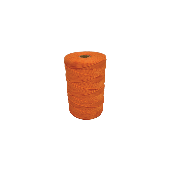 Straatmakerstouw oranje, 1,5mm 500 m/rol