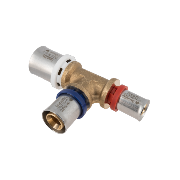 Bonfix Alu-pers verloop T-stuk 25 x 20 x 16 mm