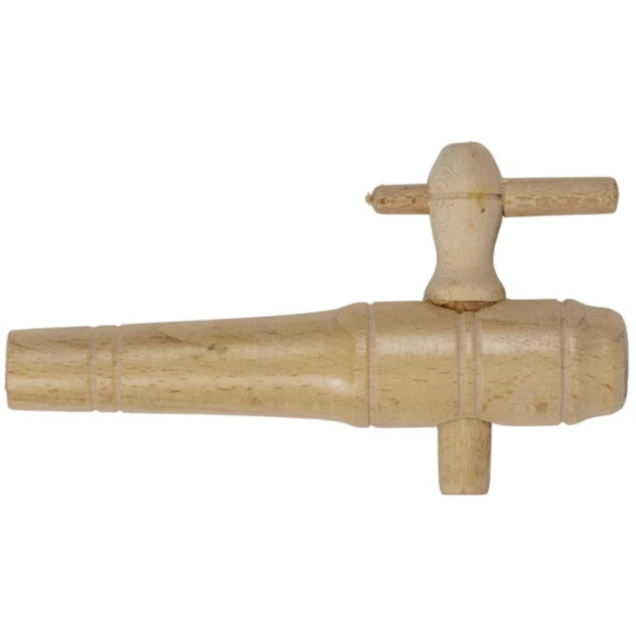 Houten Regenton Kraan circa ø 40mm - Nr. 7 Houten Regenton Kraan circa ø 40mm - Nr. 7