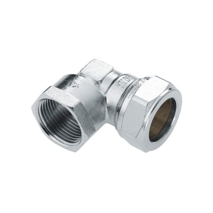 Bonfix messing draadknie vertind knel 12 mm x 3/8" binnendraad