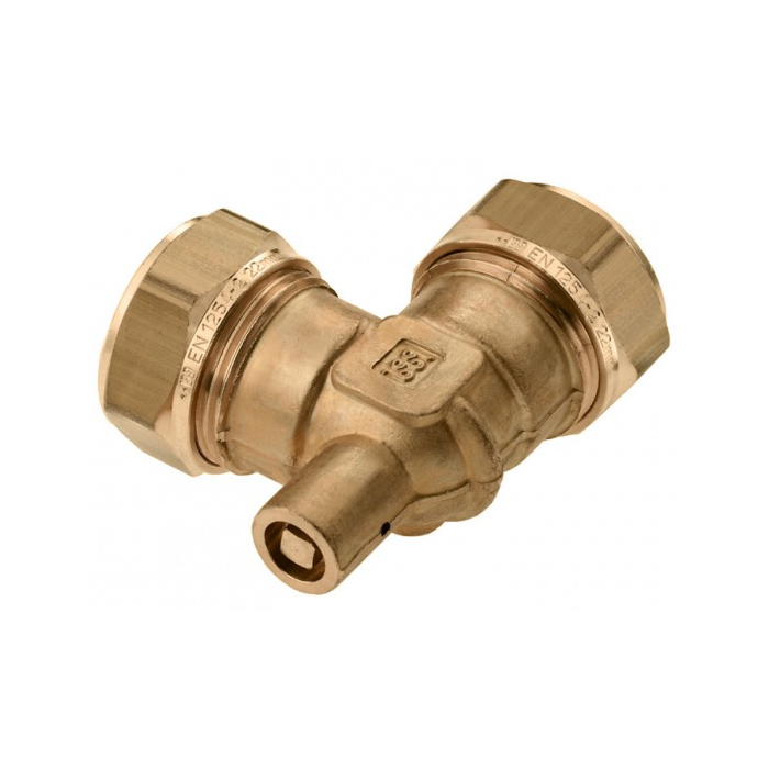 Bonfix messing knie met ontluchter 2x knel