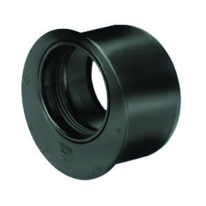 PP verloopring excentrisch zwart 75 mm x 50 mm