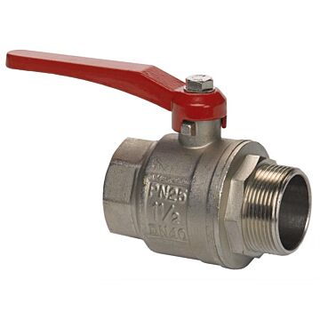 Kogelkraan binnendraad buitendraad