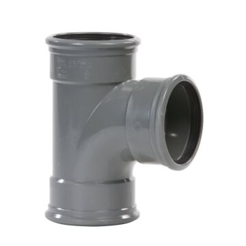 T-stuk 110 90gr 3x manchet