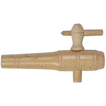 Houten Regenton Kraan