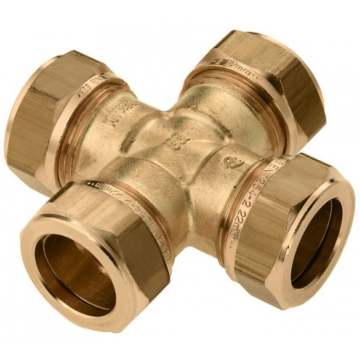 Bonfix messing kruisstuk 4 x knel