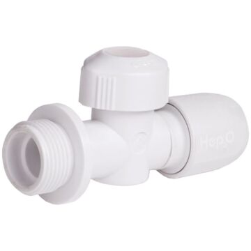 Hep2O afsluitkraan met universeel kenplaatje